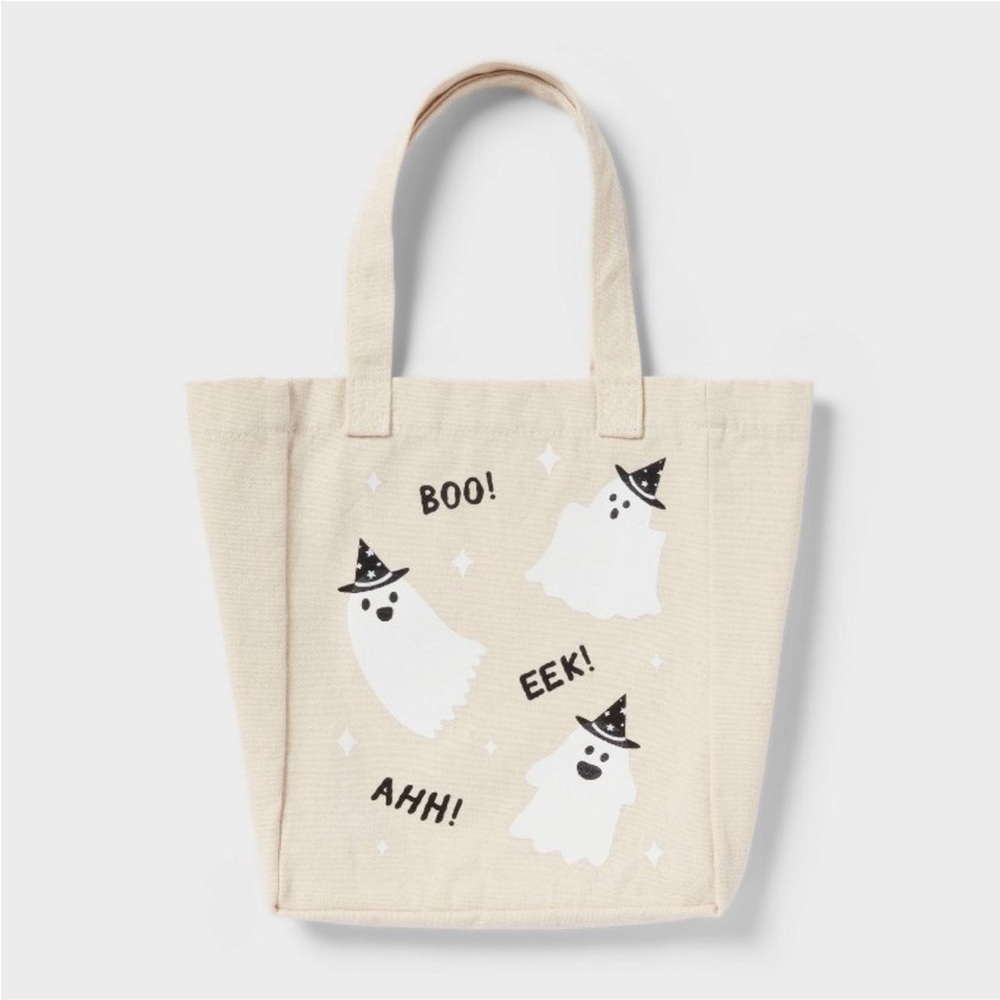 NEW Target Spritz Ghost Halloween Canvas Tote Bag